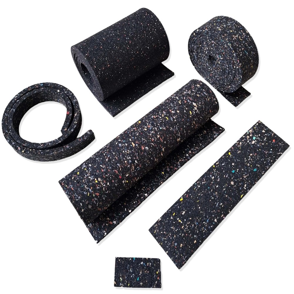 diconfa Terrace Pads Configurator, 300 x 800 x 6 mm, Rubber Granulate Building Protection Mat