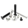 M3 x 8 mm Flat Countersunk Hex Socket Screw, Black 304 Stainless Steel, Grade 10.9, 10-Pack view 2