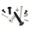 M3 x 8 mm Flat Countersunk Hex Socket Screw, Black 304 Stainless Steel, Grade 10.9, 10-Pack view 4