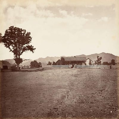 WACTWJNA Santa Margarita Ranch Canvas Print by Carleton Emmons Watkins, 60 × 90 cm