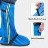 Warm Leg Gaiters with Hook-and-Loop Closure, Red, 2XL view 4