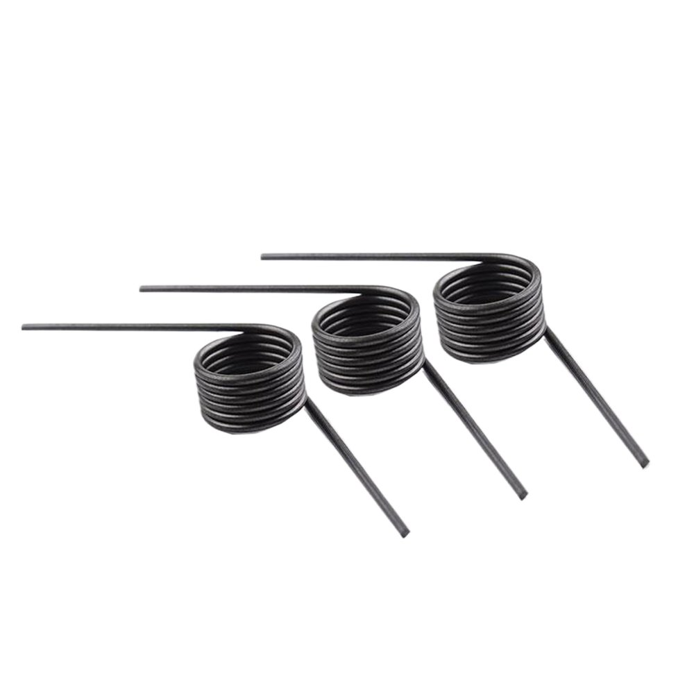 V-Shaped Torsion Spring, 0.7 mm x 6 mm x 8 Coils x 120°, Spring Steel, 10 pcs