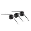 V-Shaped Torsion Spring, 1.6 mm x 15 mm x 8 Turns x 60°, Spring Steel, 5 pcs view 1