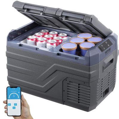 VEVOR Portable Car Refrigerator, 25 L Dual-Zone Freezer