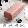 OZSSLJJ Leather Storage Ottoman Bench, Green, 31 x 16 x 18 in view 3