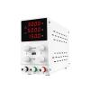 Laboratory Adjustable DC Power Supply, 0–30V 10A, Coarse and Fine Adjustment, White view 1