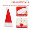 10 Mini Christmas Hats, Small Santa Hats, Felt Christmas Cutlery Holders for Eggs, Candy and Bottle Decoration (10) view 2