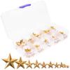 SEWACC 300-Piece Gold Metal Rivet Kit for Clothing, Bags, Shoes, Hats and Leathercraft view 4