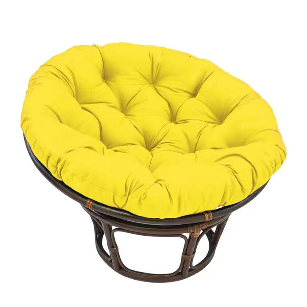 Surwin Round Hanging Chair Cushion, 31.5 in, Yellow
