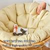 Surwin Round Hanging Chair Cushion, 31.5 in, Yellow view 4