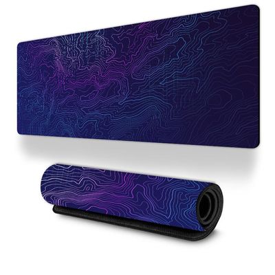 Treer Simple and Stylish Gaming Mouse Pad, Purple, 600 x 300 mm