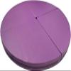 Wrobelax Pole Dance Crash Mat, 10.2 cm Thick, PU Leather, Non-Slip, Portable Round Safety Pad, 180 cm, Purple view 1