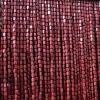 FENGSHOUU Bamboo Beaded Curtain, Wooden Doorway Room Divider, 130 x 150 cm, 162 Strands, Red view 2