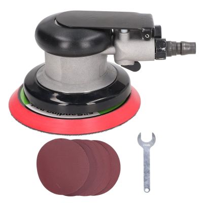 Speed Sander Orbital Pneumatic Sander, 10,000 RPM, with 5 Pieces of Sandpaper