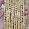 FENGSHOUU Bamboo Beaded Curtain, Wooden Bead Door Curtain, 90 x 150 cm, 113 Strands, Natural view 1