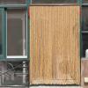 FENGSHOUU Bamboo Beaded Curtain, Wooden Bead Door Curtain, 90 x 150 cm, 113 Strands, Natural view 4