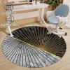Round Office Chair Mat, 90 cm, Floor Protector for Hardwood, Laminate and Carpet view 3