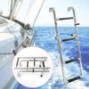 4-Step Folding Telescoping Boat Ladder, Stainless Steel, 300 lb Capacity view 3
