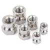 M6 Stainless Steel Acorn Hex Cap Nuts, 304 Stainless Steel, Removable Anti-Theft Nuts, 10-Pack view 3