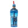 Marvel Captain America 3D Kids' Water Bottle with Lid and Straws view 1
