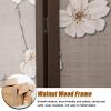 6-Panel Folding Room Divider, Indoor Privacy Screen, Style O view 3
