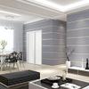 3D Suede-Texture Nonwoven Wallpaper with Horizontal Stripes view 1