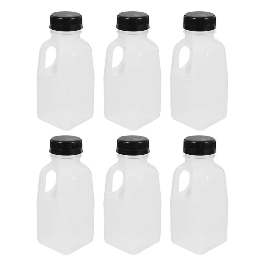 Ciieeo 6-Pack 320 ml PP Sealed Bottles for Work and Lunch