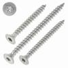 A2 Stainless Steel Chipboard Screws 6 x 65 mm, 100-Pack, Full Thread, Torx TX25, Countersunk Head, ETA Approved view 1