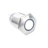 16 mm 12 V Blue LED Illuminated Latching Push Button Switch view 1