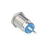 16 mm 12 V Blue LED Illuminated Latching Push Button Switch view 3
