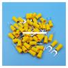 500 Yellow SV5.5-6 Fork Spade Pre-Insulated Crimp Terminals for 12–10 AWG Wire view 1