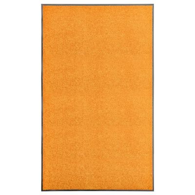 Juroupi Washable Doormat, Orange, 90 x 150 cm, Indoor/Outdoor Floor Mat