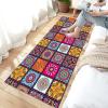 Siunwdiy Moroccan Hallway Runner Rug, Non-Slip Colorful Kitchen Runner, Washable, 70 x 220 cm view 2