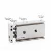 TR25/TR32 Double-Rod Pneumatic Cylinder, 10–200 mm Stroke, with Magnet, Double-Acting, 1 pc (TR32, 150 mm Stroke) view 4