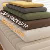 KYMMPL Custom-Size Window Seat Cushion, Light Gray, 115 × 40 × 4.5 cm view 1