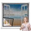 Windproof Black Fly Screen for Windows 130 x 195 cm view 1