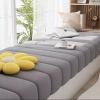 KYMMPL Custom Window Seat Cushion, Waterproof Pet-Scratch-Resistant Bench Cushion, Soft Teddy Fleece, Brown 200 x 40 view 3