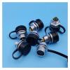 SF12 Waterproof Metal 2/3/4/5/6/7/9-Pin Push-Pull IP67 12 mm Chassis Panel Plug Cable Connector (3P Plug and Socket) view 3