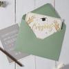 Luxylei 50-Pack Sage Green A7 Envelopes with V-Flap view 2