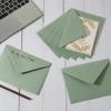 Luxylei 50-Pack Sage Green A7 Envelopes with V-Flap view 4