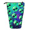 XTYGETY Green Aliens Telescopic Pencil Case view 1
