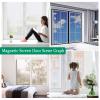Magnetic Fly Screen Door 35 x 135 cm, No Drilling, White view 2