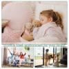 Magnetic Fly Screen Door 35 x 135 cm, No Drilling, White view 3