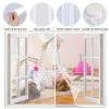Magnetic Fly Screen Door 35 x 135 cm, No Drilling, White view 4