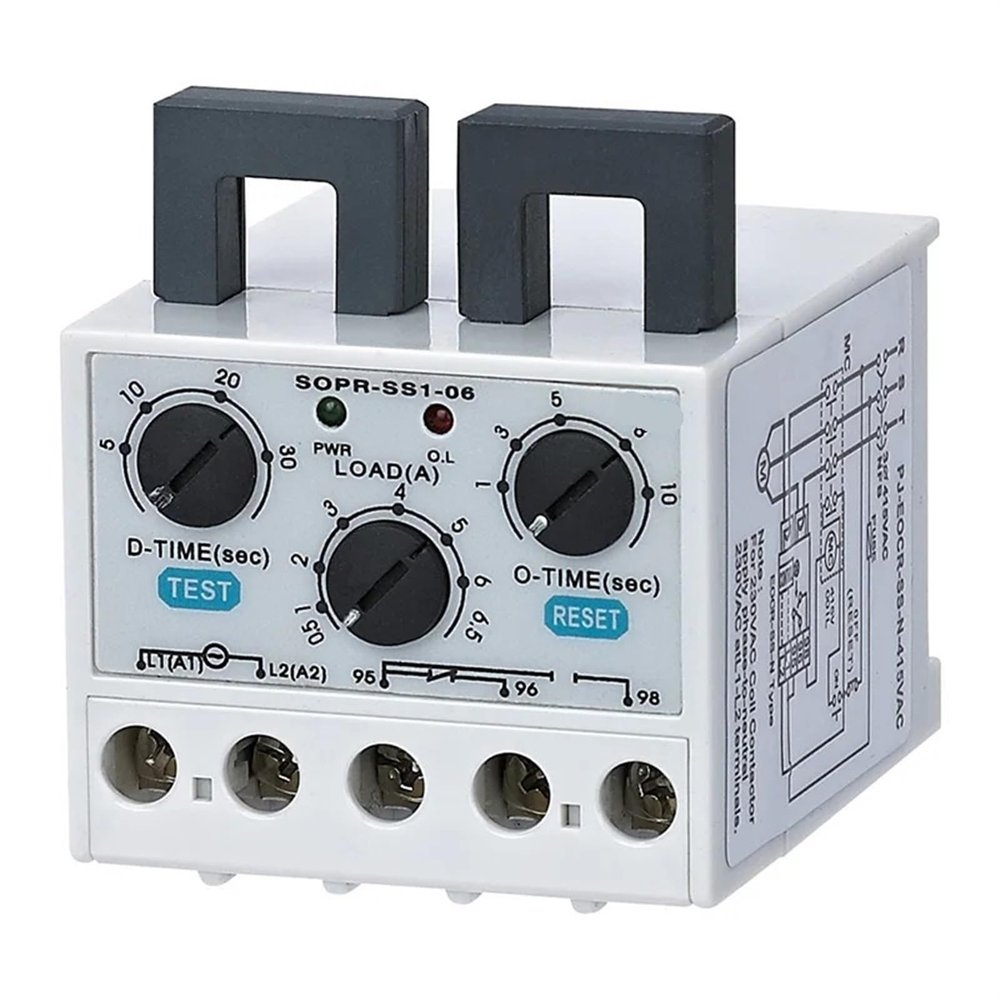 Samwha-Dsp SOPR-SS1 Electronic Overload Motor Protection Thermal Relay (5–70 A, Un 24 VAC/DC)