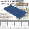 YWQJL Outdoor Swing Bench Cushion, Waterproof, 14 × 100 cm / 39.4 in view 2