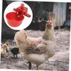 12 Red Plastic Pigeon Waterers, Removable, Round view 3