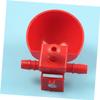 12 Red Plastic Pigeon Waterers, Removable, Round view 4