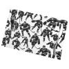 WHJYYXDE Black Hockey Pattern Placemats, 12 x 18 in, Set of 6 view 3