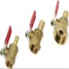 Brass Barbed Ball Valve for Water Lines view 3